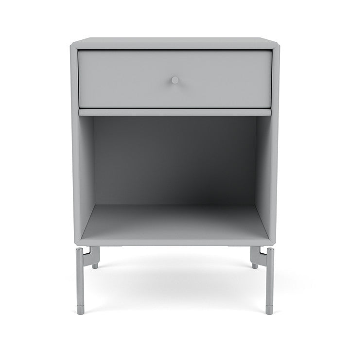 [product_category]-Montana Dream Nightstand With Legs, Fjord/Matt Chrome-Montana Furniture-5714322010832-000DREAM-02-01-MON-2