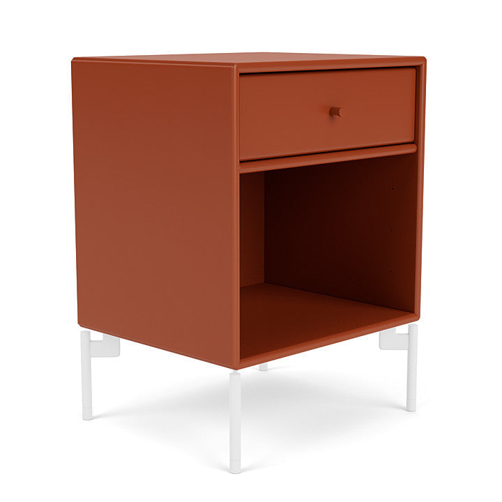[product_category]-Montana Dream Nightstand With Legs, Hokkaido/Snow White-Montana Furniture-5714322381727-000DREAM-162-02-MON-3