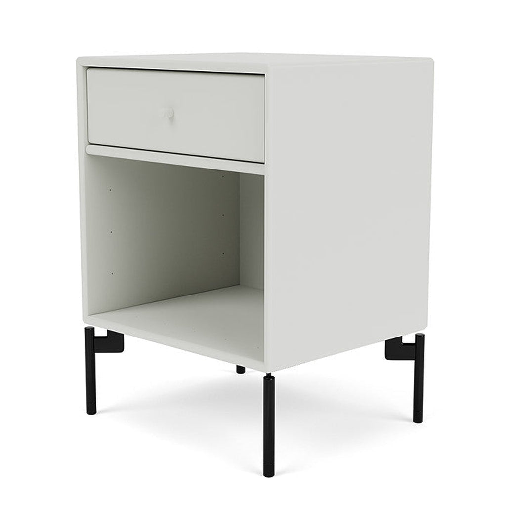 [product_category]-Montana Dream Nightstand With Legs, Nordic/Black-Montana Furniture-5714322205054-000DREAM-09-03-MON-1