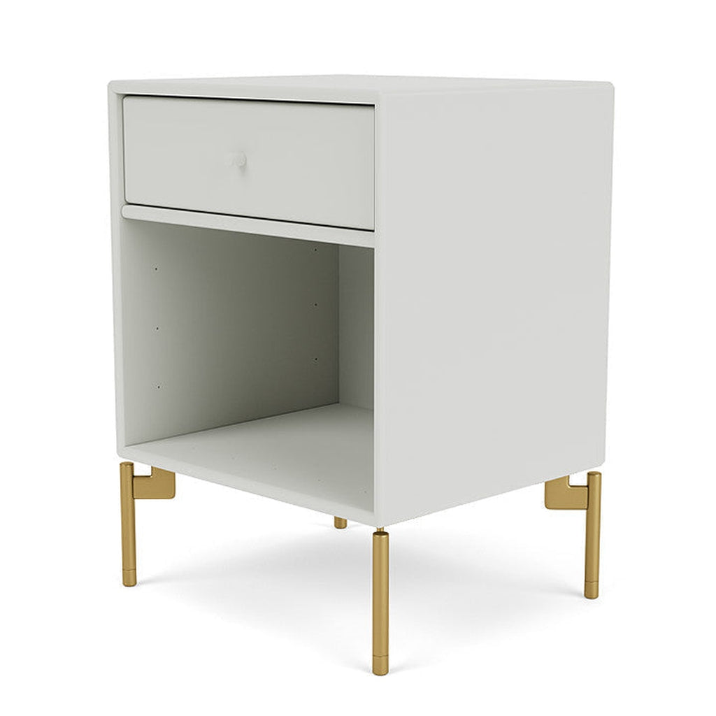 [product_category]-Montana Dream Nightstand With Legs, Nordic/Brass-Montana Furniture-5714322205108-000DREAM-09-09-MON-1