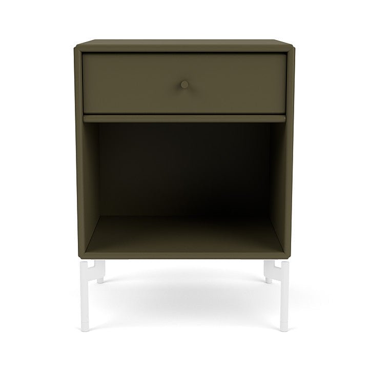 [product_category]-Montana Dream Nightstand With Legs, Oregano/Snow White-Montana Furniture-5714322380195-000DREAM-139-02-MON-2