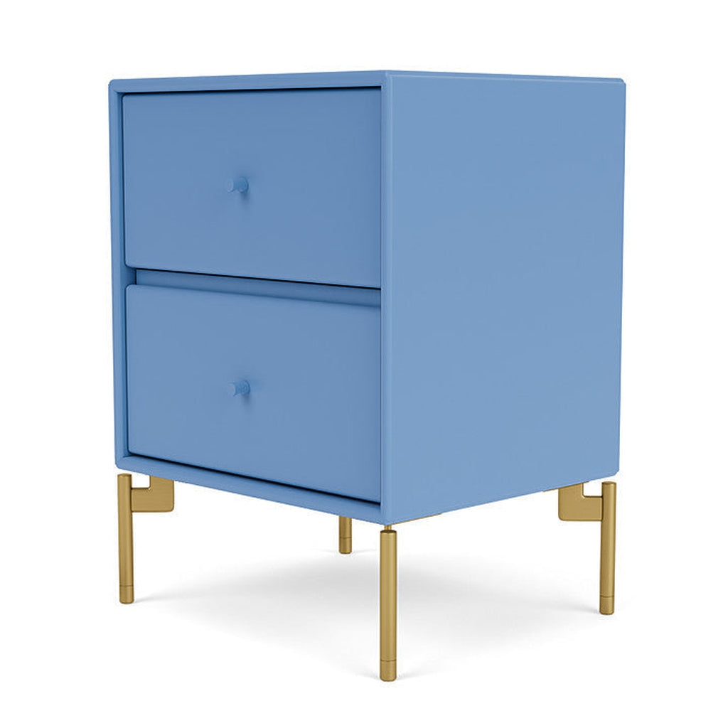 [product_category]-Montana Drift Drawer Module With Legs, Azure Blue/Brass-Montana Furniture-5714322383844-000DRIFT-154-09-MON-1