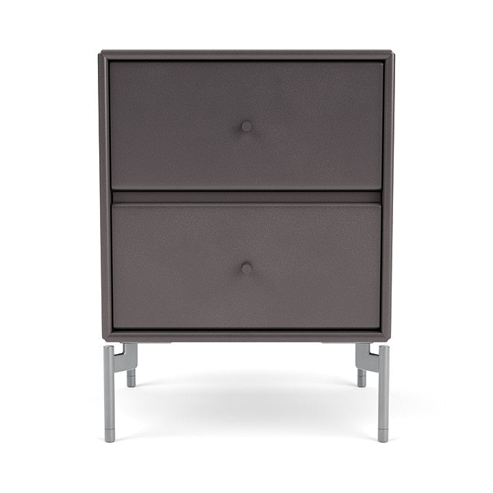 [product_category]-Montana Drift Drawer Module With Legs, Coffee/Matt Chrome-Montana Furniture-5714322384728-000DRIFT-35-01-MON-2