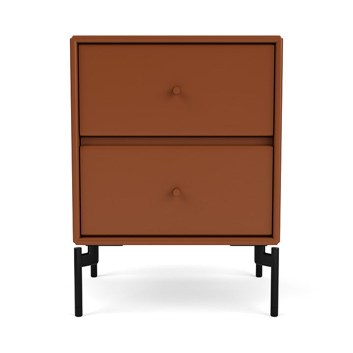 [product_category]-Montana Drift Drawer Module With Legs, Hazelnut/Black-Montana Furniture-5714322383325-000DRIFT-146-03-MON-2