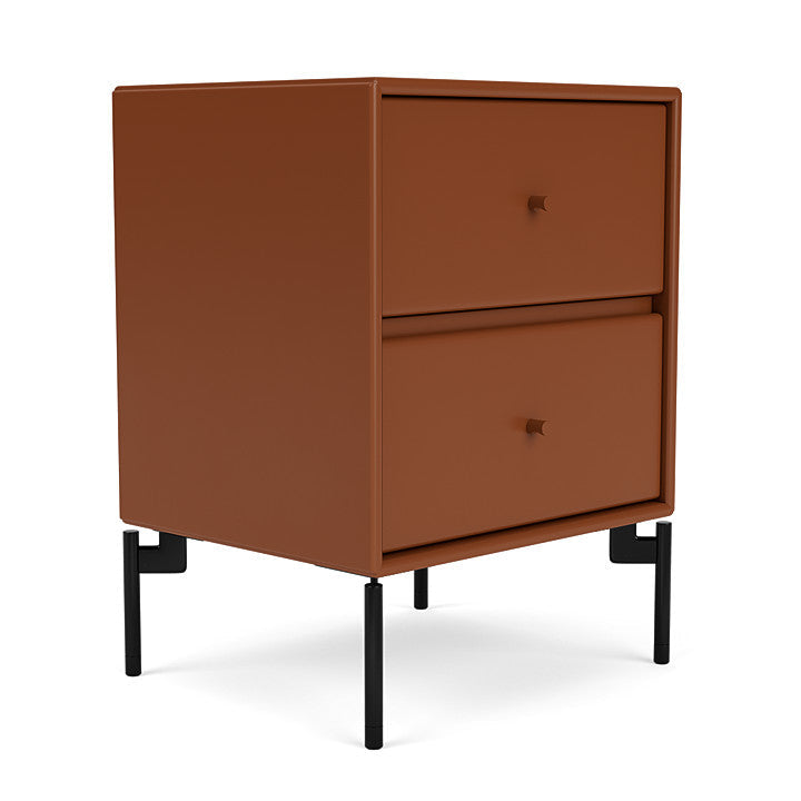 [product_category]-Montana Drift Drawer Module With Legs, Hazelnut/Black-Montana Furniture-5714322383325-000DRIFT-146-03-MON-3