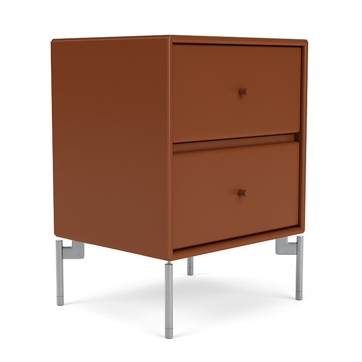 [product_category]-Montana Drift Drawer Module With Legs, Hazelnut/Matt Chrome-Montana Furniture-5714322383301-000DRIFT-146-01-MON-3