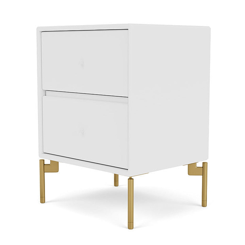 [product_category]-Montana Drift Drawer Module With Legs, New White/Brass-Montana Furniture-5714322205641-000DRIFT-101-09-MON-1