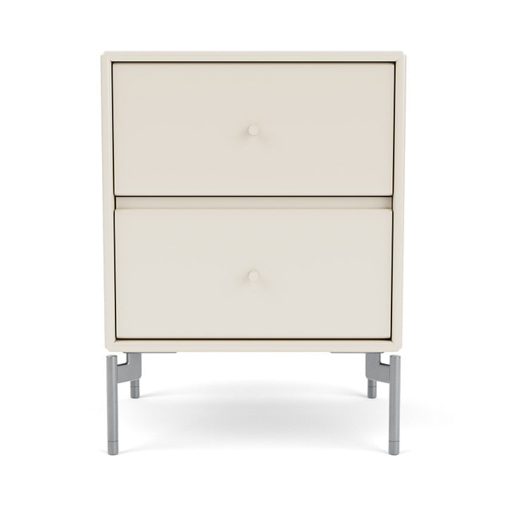 [product_category]-Montana Drift Drawer Module With Legs, Oat/Matt Chrome-Montana Furniture-5714322384087-000DRIFT-158-01-MON-2