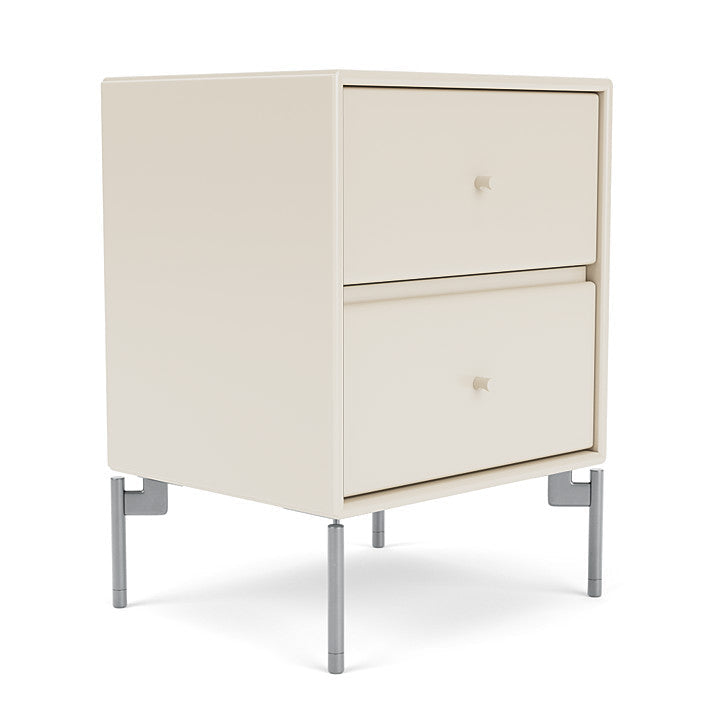 [product_category]-Montana Drift Drawer Module With Legs, Oat/Matt Chrome-Montana Furniture-5714322384087-000DRIFT-158-01-MON-3