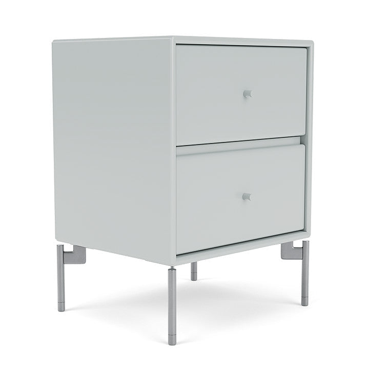 [product_category]-Montana Drift Drawer Module With Legs, Oyster/Matt Chrome-Montana Furniture-5714322383929-000DRIFT-156-01-MON-3