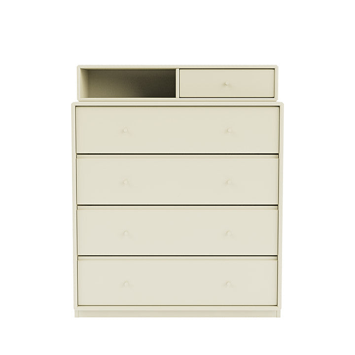 [product_category]-Montana Keep Chest Of Drawers With 3 Cm Plinth, Vanilla White-Montana Furniture-5714322261920-0000KEEP-150-06-MON-2