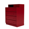 Montana Keep CHEST OF MOUGERS MED 7 cm sokkel, rødbeder rød