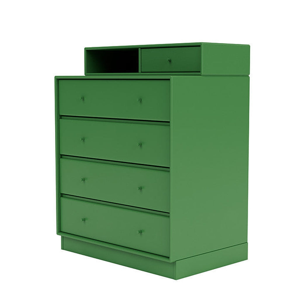 [product_category]-Montana Keep Chest Of Drawers With 7 Cm Plinth, Parsley Green-Montana Furniture-5714322262095-0000KEEP-152-07-MON-1