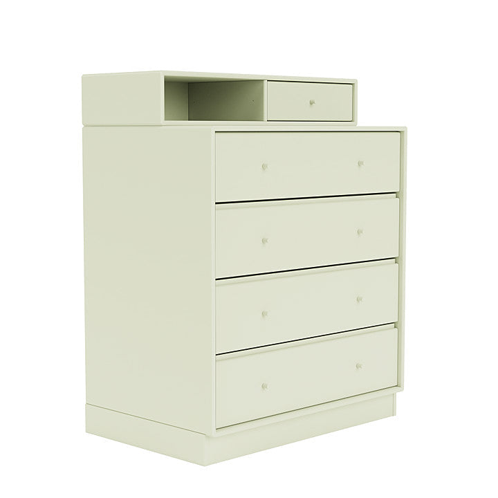 [product_category]-Montana Keep Chest Of Drawers With 7 Cm Plinth, Pomelo Green-Montana Furniture-5714322261135-0000KEEP-140-07-MON-3