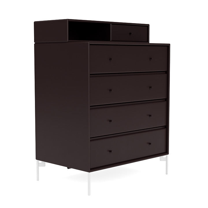 [product_category]-Montana Keep Chest Of Drawers With Legs, Balsamic/Snow White-Montana Furniture-5714322262606-0000KEEP-160-02-MON-3