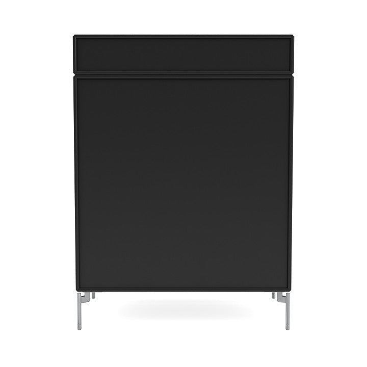 [product_category]-Montana Keep Chest Of Drawers With Legs, Black/Matt Chrome-Montana Furniture-5714322260350-0000KEEP-05-01-MON-4