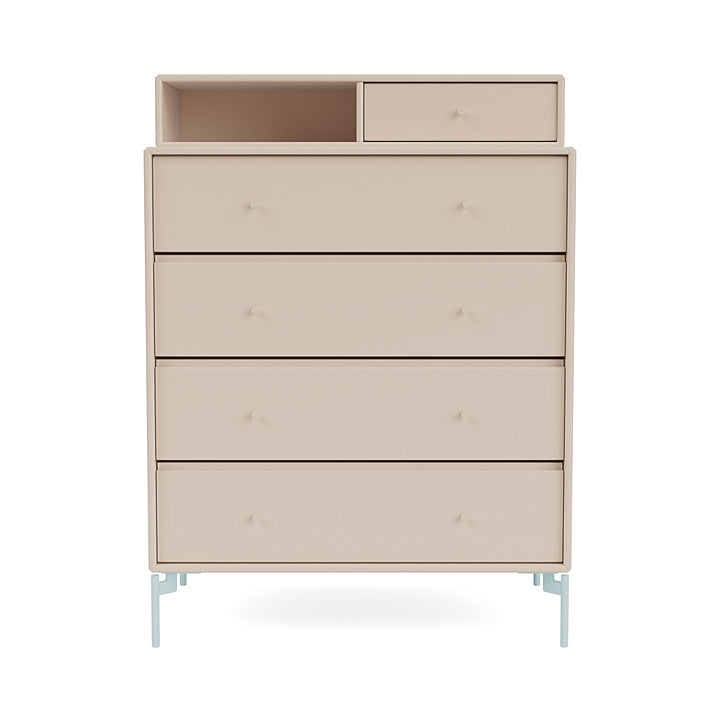 [product_category]-Montana Keep Chest Of Drawers With Legs, Clay/Flint-Montana Furniture-5715288346560-0000KEEP-168-12-MON-2