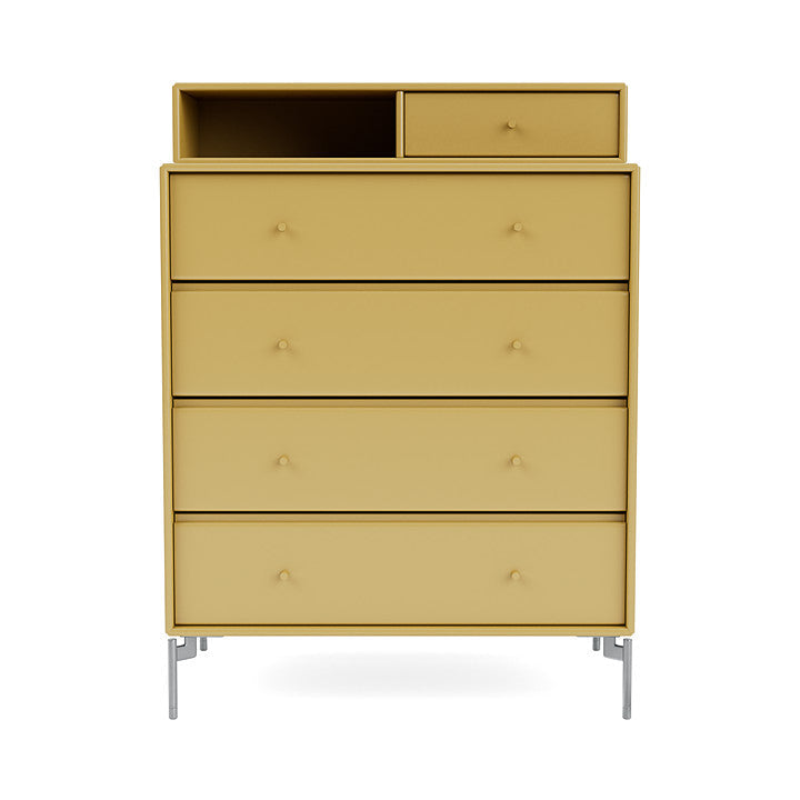 [product_category]-Montana Keep Chest Of Drawers With Legs, Cumin/Matt Chrome-Montana Furniture-5714322262354-0000KEEP-157-01-MON-2