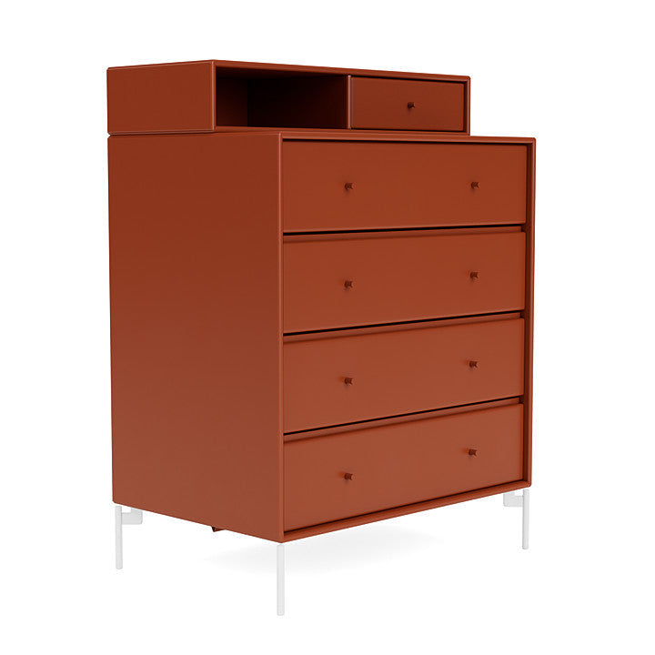 [product_category]-Montana Keep Chest Of Drawers With Legs, Hokkaido/Snow White-Montana Furniture-5714322262767-0000KEEP-162-02-MON-3