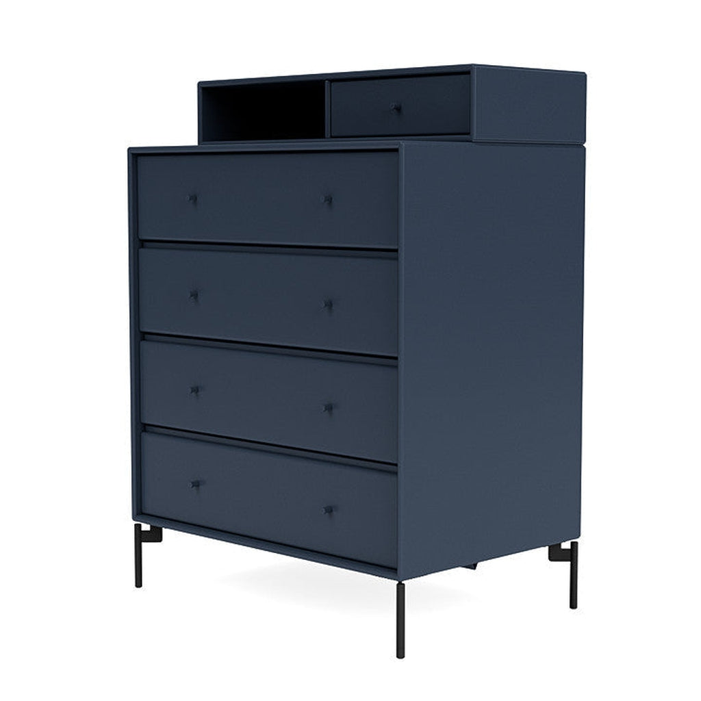 [product_category]-Montana Keep Chest Of Drawers With Legs, Juniper/Black-Montana Furniture-5714322260930-0000KEEP-138-03-MON-1