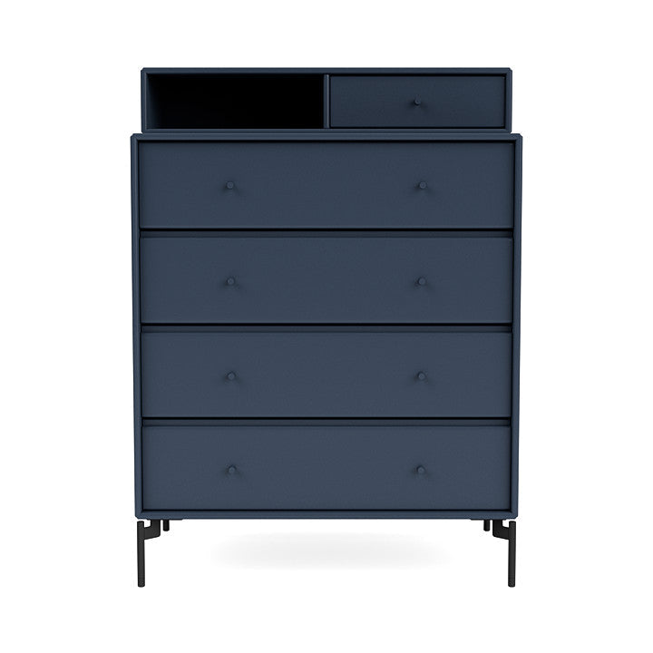 [product_category]-Montana Keep Chest Of Drawers With Legs, Juniper/Black-Montana Furniture-5714322260930-0000KEEP-138-03-MON-2