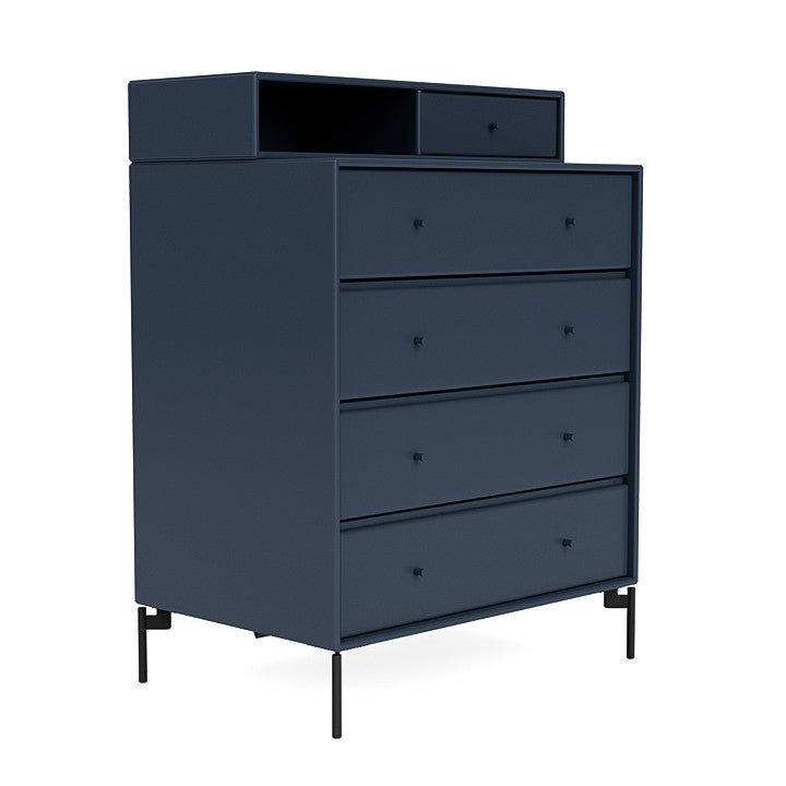 [product_category]-Montana Keep Chest Of Drawers With Legs, Juniper/Black-Montana Furniture-5714322260930-0000KEEP-138-03-MON-3