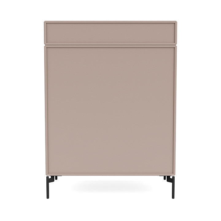 [product_category]-Montana Keep Chest Of Drawers With Legs, Mushroom Brown/Black-Montana Furniture-5714322260855-0000KEEP-137-03-MON-4