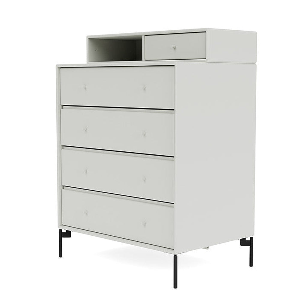 [product_category]-Montana Keep Chest Of Drawers With Legs, Nordic/Black-Montana Furniture-5714322260459-0000KEEP-09-03-MON-1