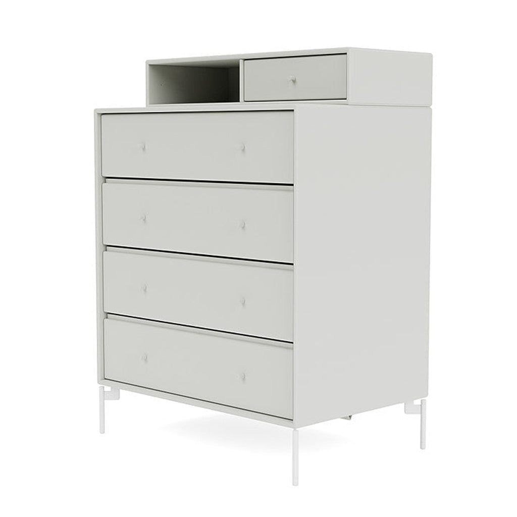 [product_category]-Montana Keep Chest Of Drawers With Legs, Nordic/Snow White-Montana Furniture-5714322260442-0000KEEP-09-02-MON-1