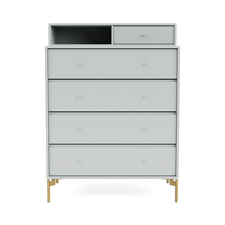 [product_category]-Montana Keep Chest Of Drawers With Legs, Oyster/Brass-Montana Furniture-5714322262347-0000KEEP-156-09-MON-2
