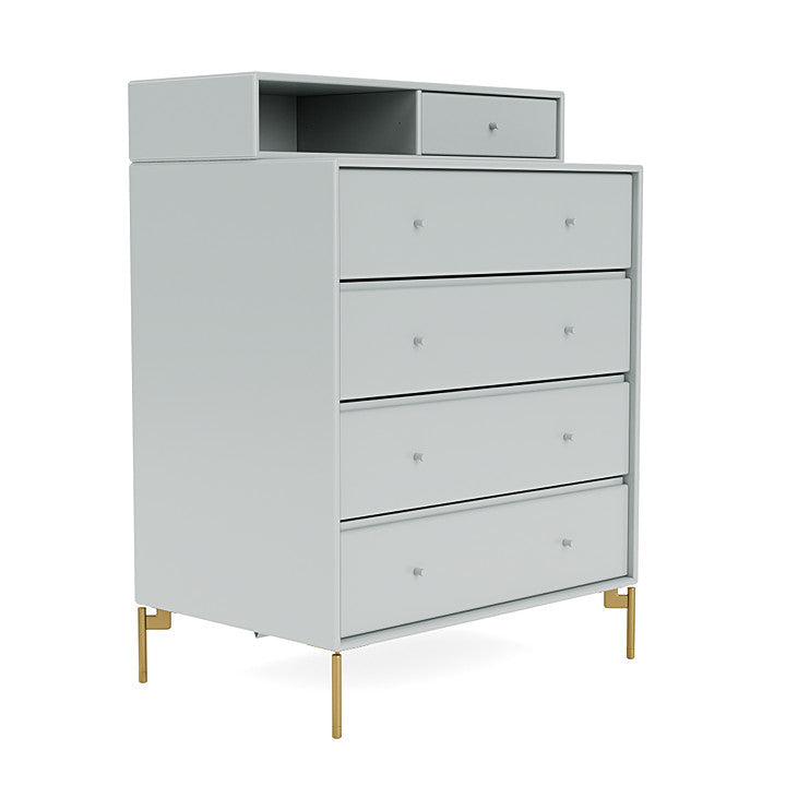 [product_category]-Montana Keep Chest Of Drawers With Legs, Oyster/Brass-Montana Furniture-5714322262347-0000KEEP-156-09-MON-3