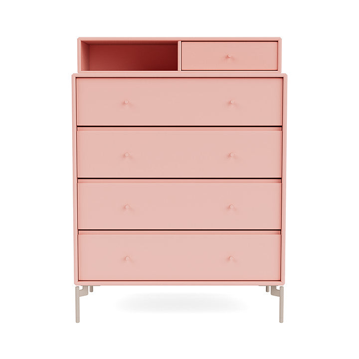 [product_category]-Montana Keep Chest Of Drawers With Legs, Ruby/Mushroom-Montana Furniture-5715288346430-0000KEEP-167-10-MON-2