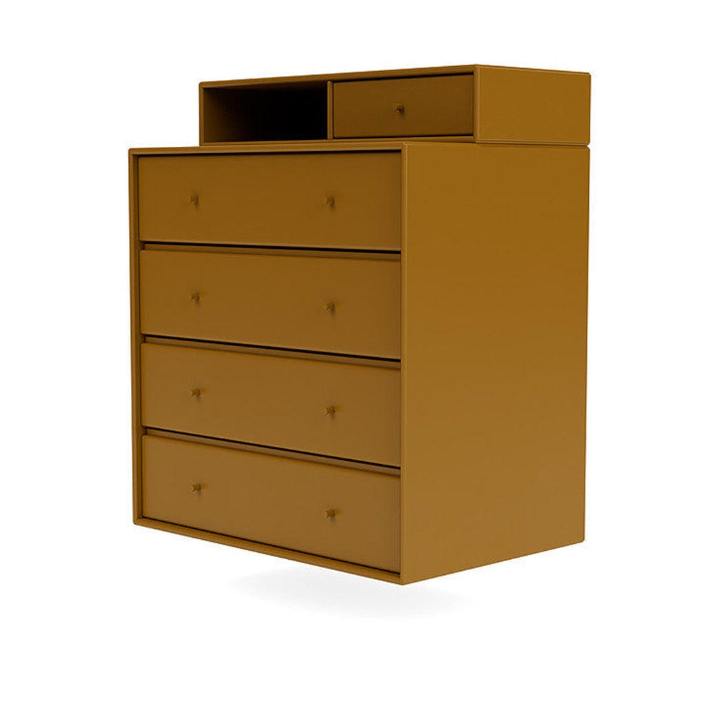 [product_category]-Montana Keep Chest Of Drawers With Suspension Rail, Amber Yellow-Montana Furniture-5714322261265-0000KEEP-142-04-MON-1