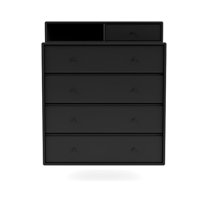 [product_category]-Montana Keep Chest Of Drawers With Suspension Rail, Black-Montana Furniture-5714322260381-0000KEEP-05-04-MON-2