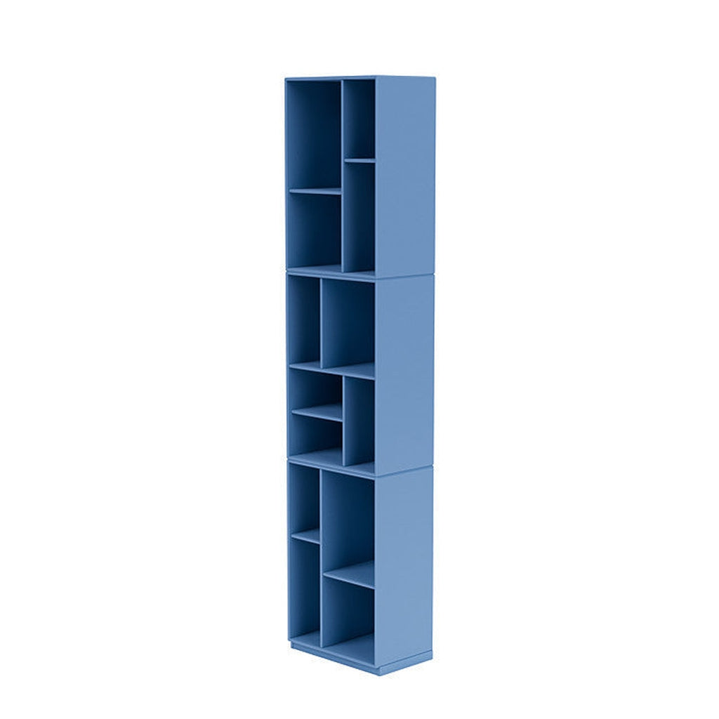 [product_category]-Montana Loom High Bookcase With 3 Cm Plinth, Azure Blue-Montana Furniture-5714322264075-0000LOOM-154-06-MON-1