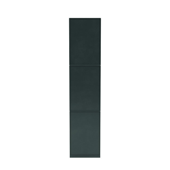 [product_category]-Montana Loom High Bookcase With 3 Cm Plinth, Black Jade-Montana Furniture-5714322264341-0000LOOM-163-06-MON-4