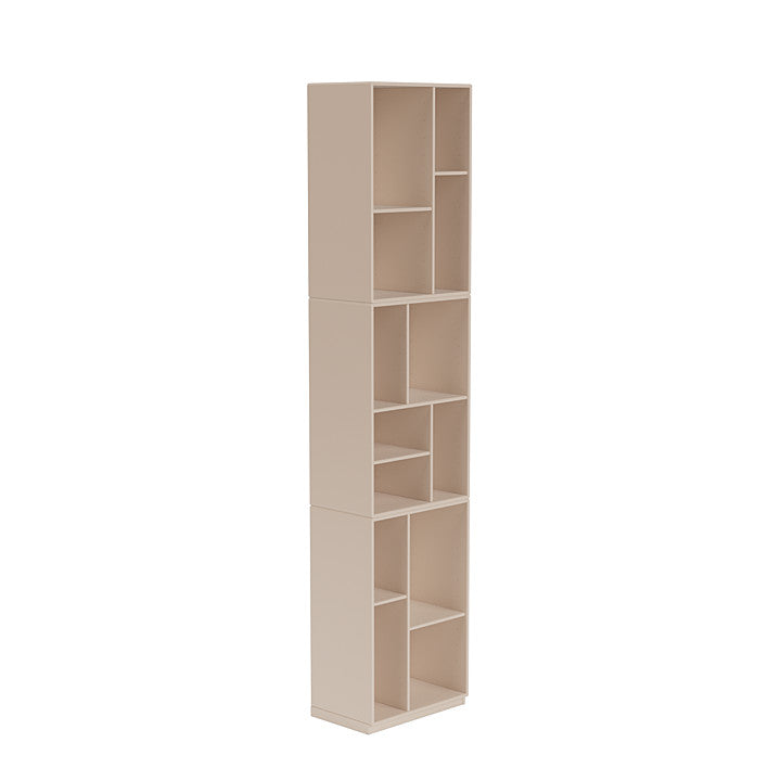 [product_category]-Montana Loom High Bookcase With 3 Cm Plinth, Clay-Montana Furniture-5715288346744-0000LOOM-168-06-MON-3