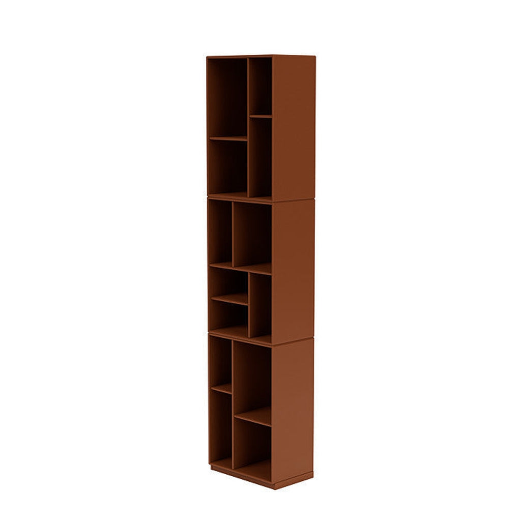 [product_category]-Montana Loom High Bookcase With 3 Cm Plinth, Hazelnut Brown-Montana Furniture-5714322263863-0000LOOM-146-06-MON-1