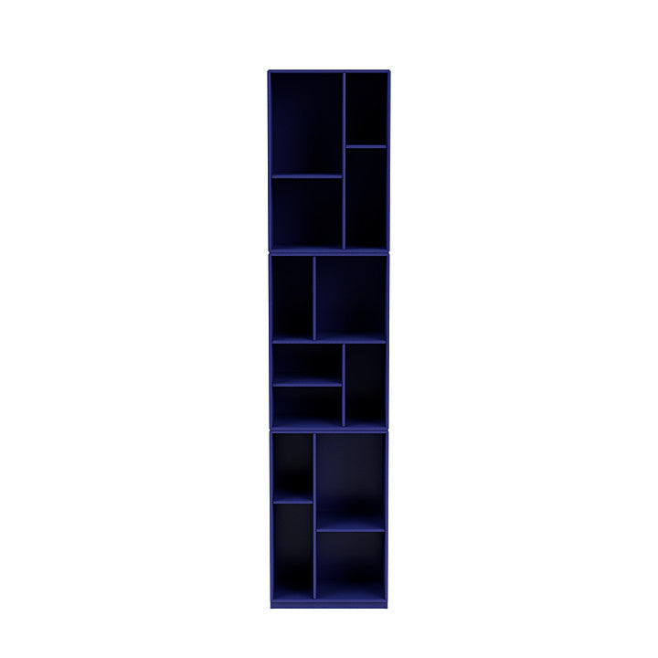 [product_category]-Montana Loom High Bookcase With 3 Cm Plinth, Monarch Blue-Montana Furniture-5714322263535-0000LOOM-135-06-MON-2