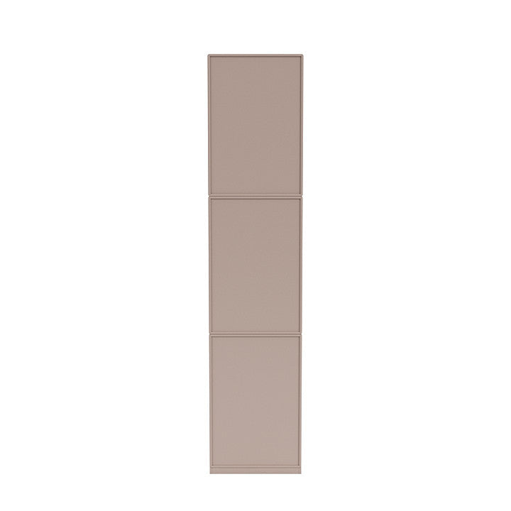 [product_category]-Montana Loom High Bookcase With 3 Cm Plinth, Mushroom Brown-Montana Furniture-5714322263597-0000LOOM-137-06-MON-4