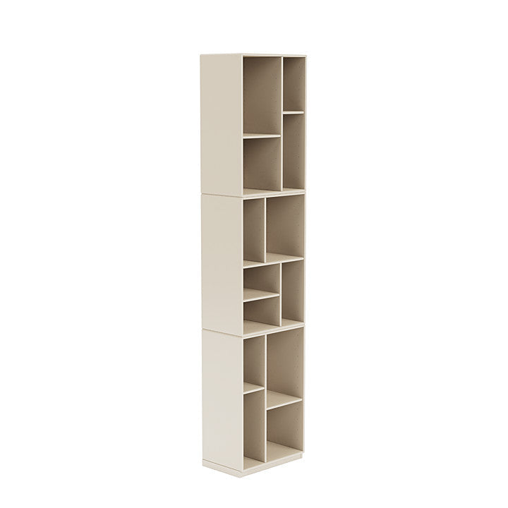 [product_category]-Montana Loom High Bookcase With 3 Cm Plinth, Oat-Montana Furniture-5714322264198-0000LOOM-158-06-MON-3