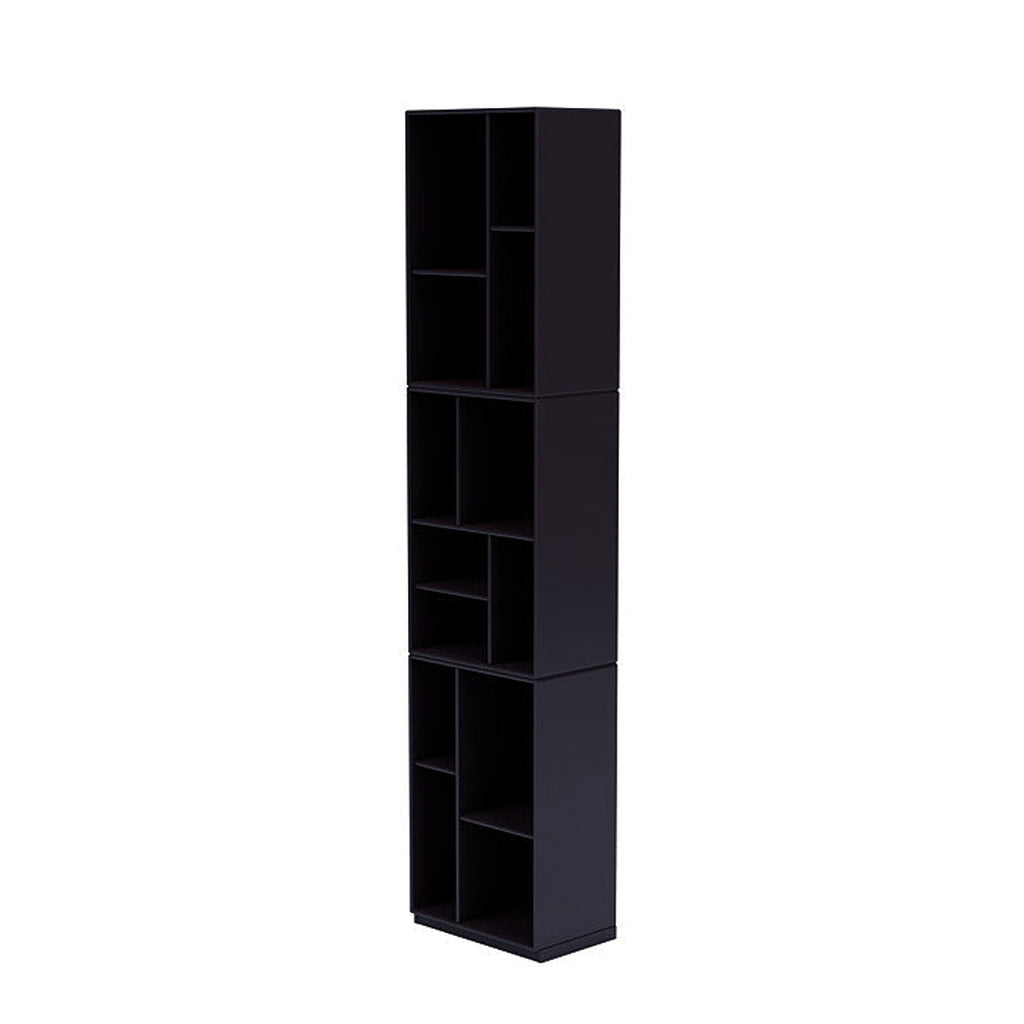 [product_category]-Montana Loom High Bookcase With 3 Cm Plinth, Shadow-Montana Furniture-5714322263894-0000LOOM-147-06-MON-1