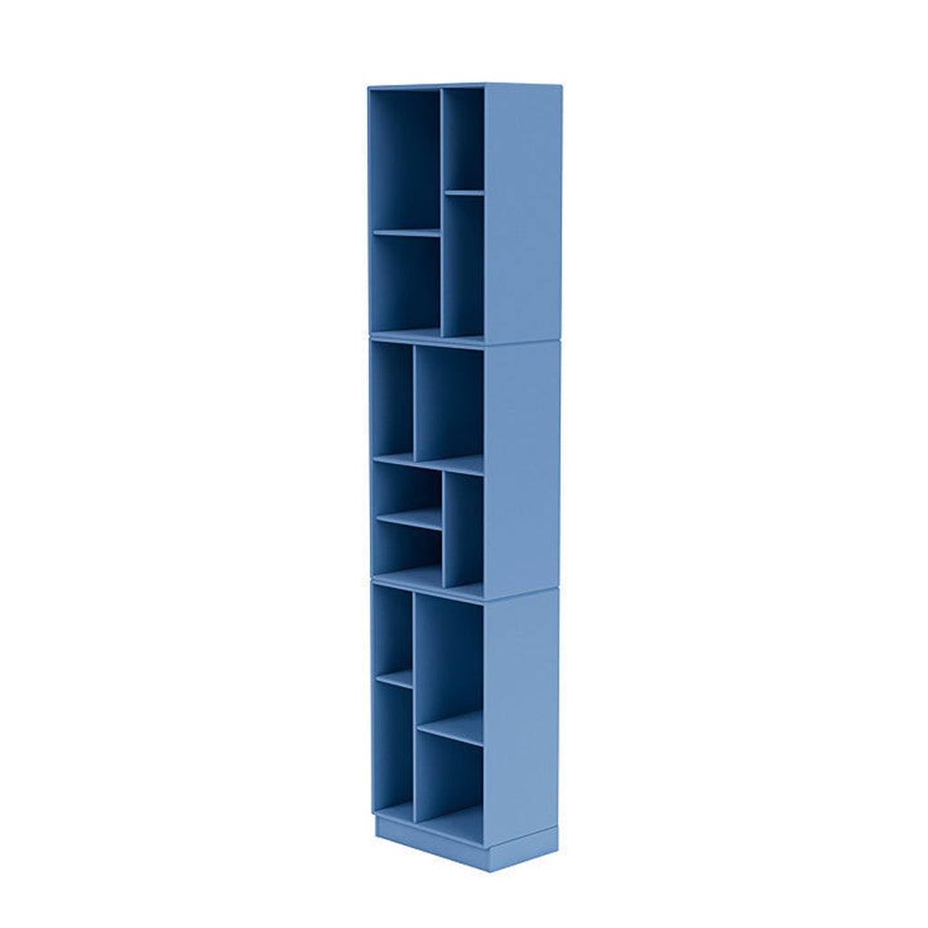 [product_category]-Montana Loom High Bookcase With 7 Cm Plinth, Azure Blue-Montana Furniture-5714322264082-0000LOOM-154-07-MON-1
