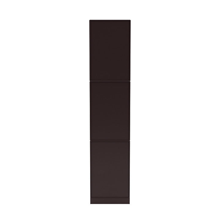 [product_category]-Montana Loom High Bookcase With 7 Cm Plinth, Balsamic Brown-Montana Furniture-5714322264266-0000LOOM-160-07-MON-4