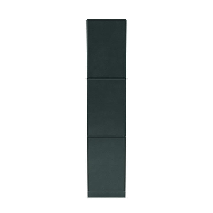 [product_category]-Montana Loom High Bookcase With 7 Cm Plinth, Black Jade-Montana Furniture-5714322264358-0000LOOM-163-07-MON-4