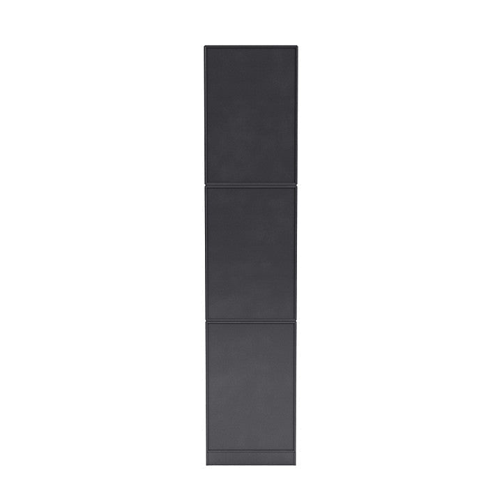 [product_category]-Montana Loom High Bookcase With 7 Cm Plinth, Carbon Black-Montana Furniture-5714322264471-0000LOOM-36-07-MON-4