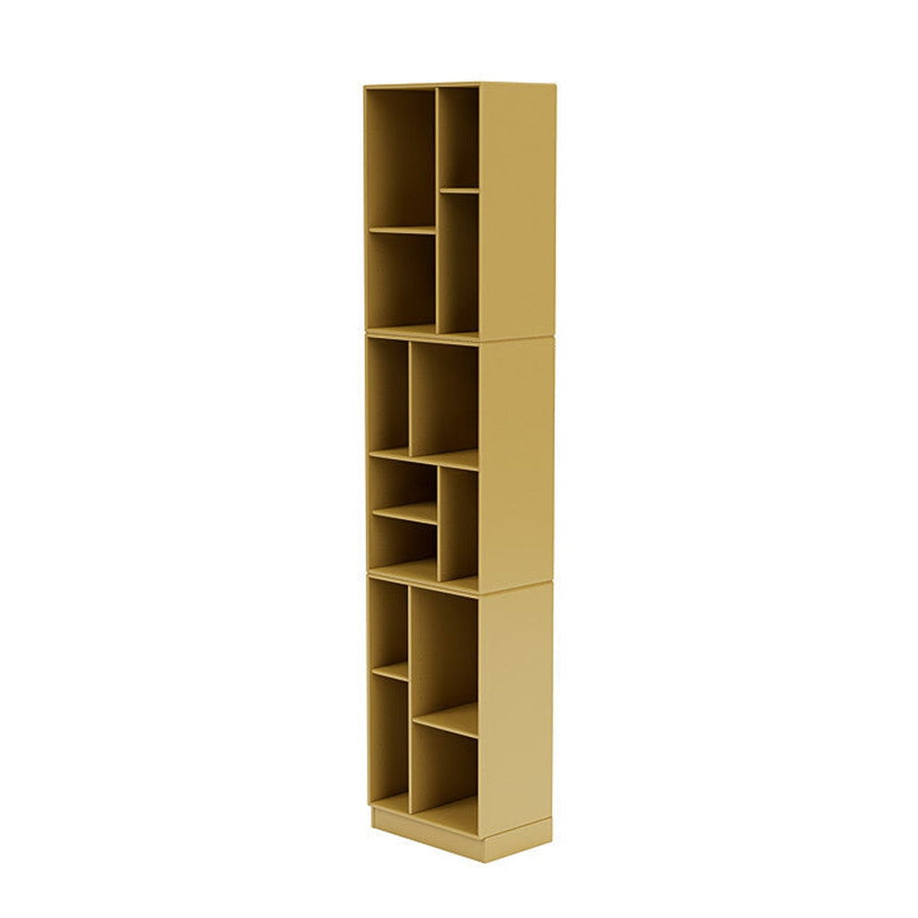 [product_category]-Montana Loom High Bookcase With 7 Cm Plinth, Cumin Yellow-Montana Furniture-5714322264174-0000LOOM-157-07-MON-1