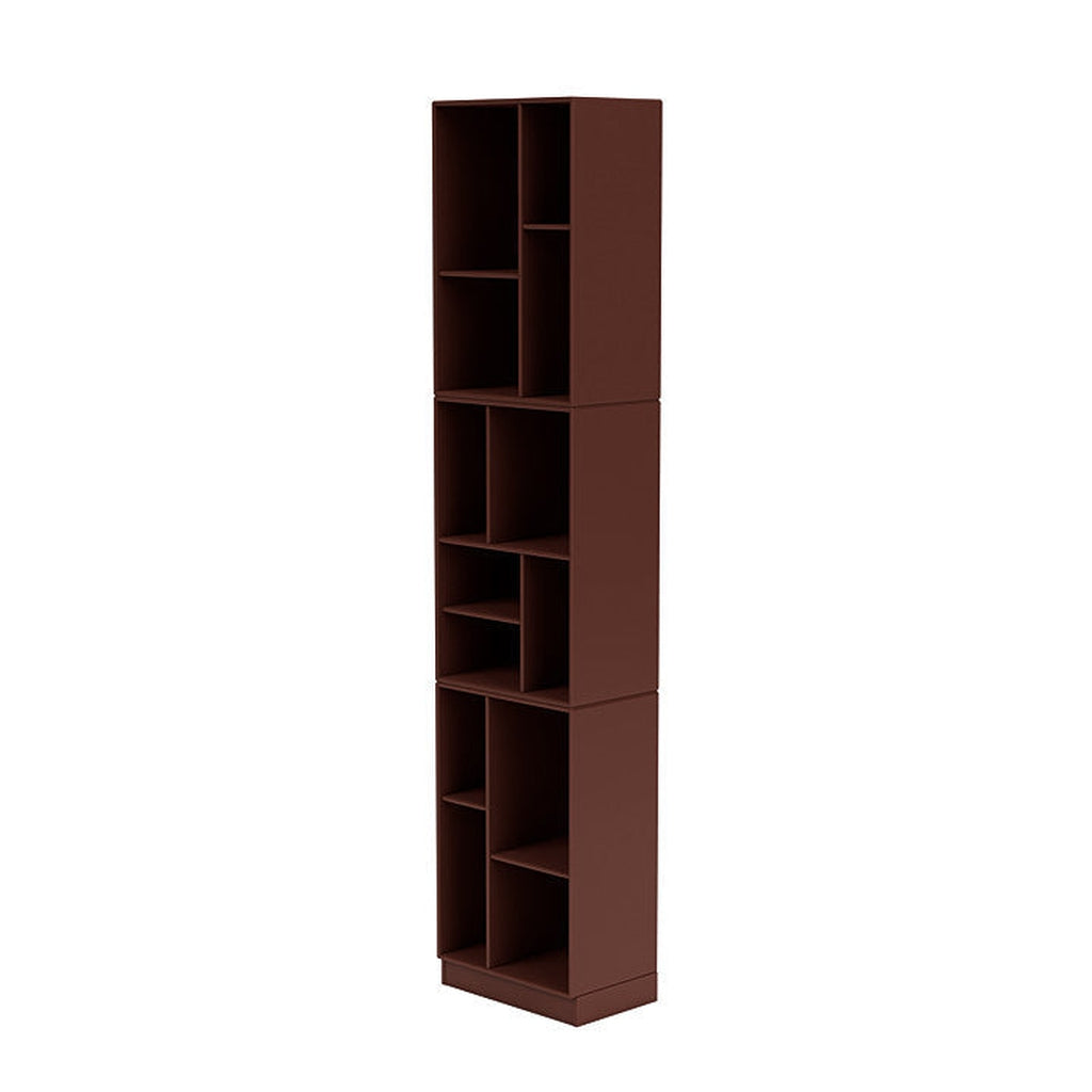 [product_category]-Montana Loom High Bookcase With 7 Cm Plinth, Masala-Montana Furniture-5714322264112-0000LOOM-155-07-MON-1