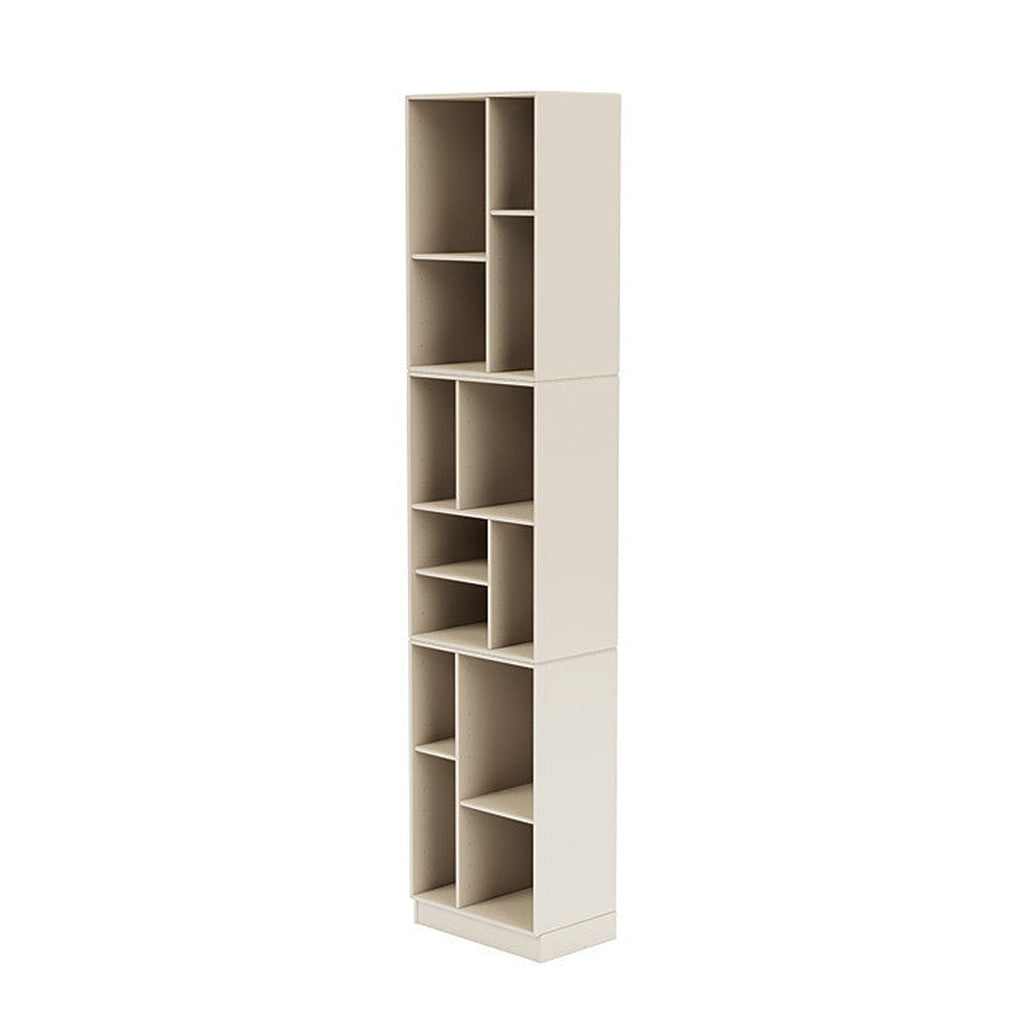 [product_category]-Montana Loom High Bookcase With 7 Cm Plinth, Oat-Montana Furniture-5714322264204-0000LOOM-158-07-MON-1