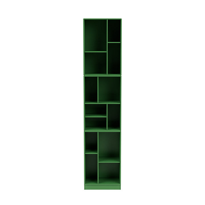 [product_category]-Montana Loom High Bookcase With 7 Cm Plinth, Parsley Green-Montana Furniture-5714322264051-0000LOOM-152-07-MON-2